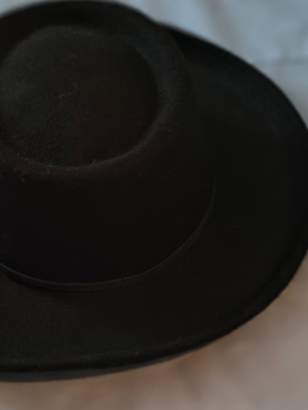 Universal Thread Black Felt Wide Brim Hat